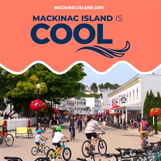 Stay cool with Mackinac's island breeze this summer! Enjoy the beauty of the island and see why Mackinac is America's Coolcation Destination. | Mackinac Island Tourism Bureau