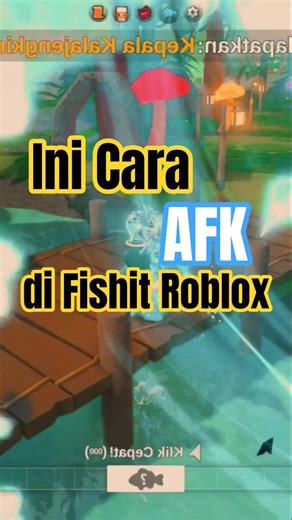 CARA AFK DI FISHIT ROBLOX!! #roblox #robloxshorts