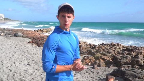 Catching exotic sea creatures out of tide pools for my saltwater pond!