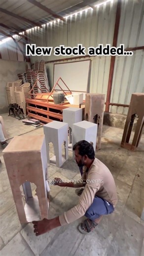 New fancy table colour work process #wedding#decoration#shorts #vakrangeeeventsrajsamand