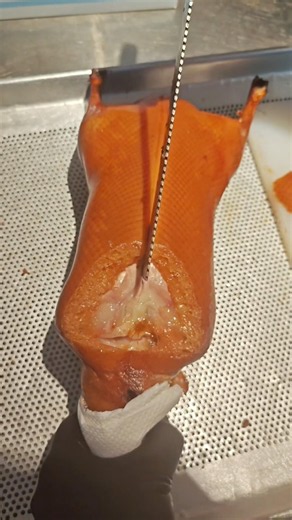 Perfect 👌 Skin Peking Duck 🦆 Carving 🔪 Skills #food #usa #shorts
