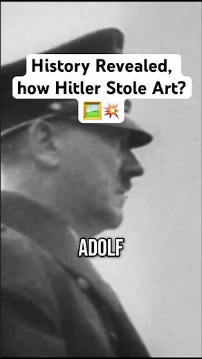 Did Hitler Steal Art? 🎨 History Revealed! 🖼️ #history #ww2 #hitler