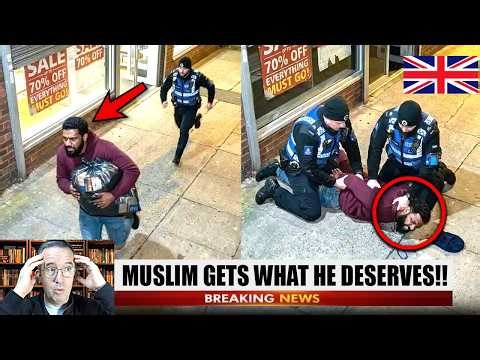 MUSLIM Tries To SHOPLIFT A BRITISH Store And GETS A Reality Check!!!!
