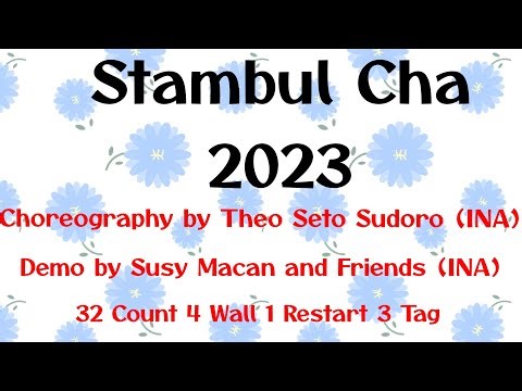 STAMBUL CHA 2023 |Line Dance |Choreo by Theo Seto Sudoro (INA)| Juli 2023