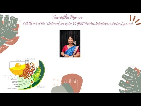 Cell the unit of life#part-5 Endomembrane system (Vacuoles, Endoplasmic reticulum, Lysosome)