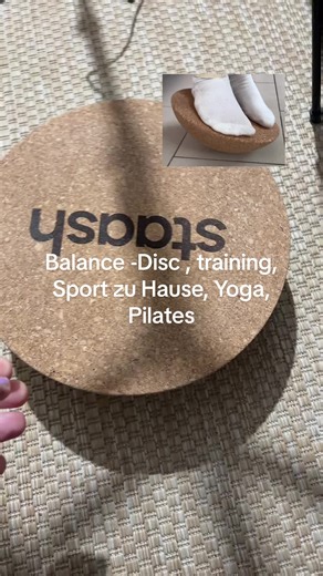 Die Balance-Disk ist klein, macht richtig Spaß und ist perfekt für den Sport zu Hause. #tiktokshop #tiktokmademebuylt #yoga #pilates #heimtrainer
