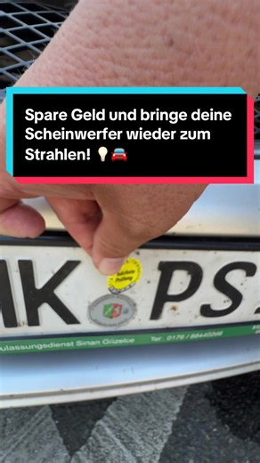 Scheinwerfer wieder klar machen – Reparaturset gegen Vergilbung