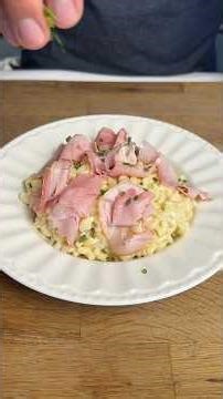 Risotto de coquillettes au jambon