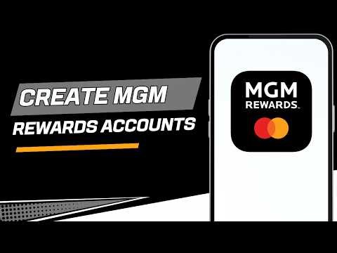 How to Create an MGM Rewards Account in the Mobile App