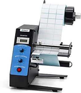 Automatic Label Dispenser Machine Intelligent Electric Label Stripper with Counting Function for 3-150mm Long and 4-140mm Wide Labels