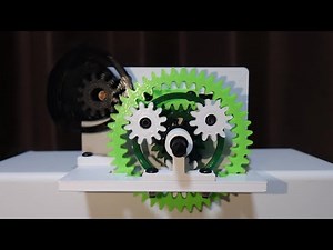 遊星歯車とカムを用いた揺動運動機構 (Oscillating Mechanism with Planetary Gears and a Cam)