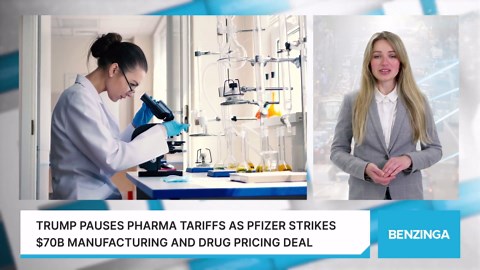 Trump Pauses Pharma Tariffs As Pfizer Strikes $70B Manufacturing And Drug Pricing Deal