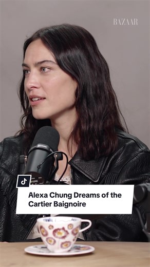 Alexachung's Style Choice: Cartier Watches Over Roses