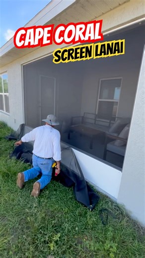 Screen Lanai transformation in Cape Coral - See the before and after