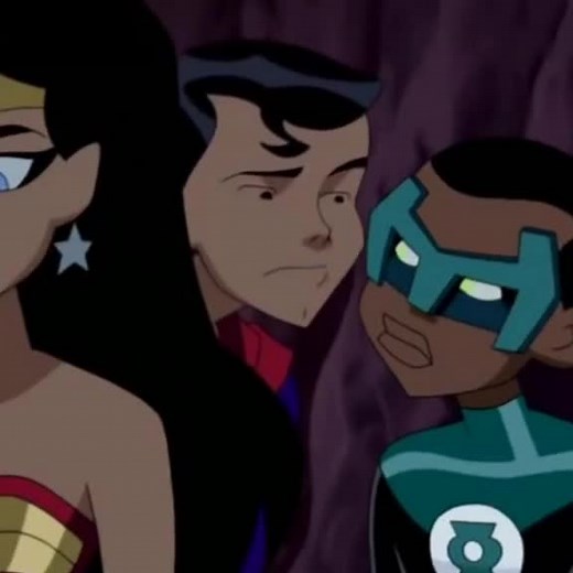 Romantic Moments between Wonder Woman and Batman in Justice League Unlimited