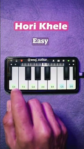 Hori Khele Raghuveera 💛 Ultimate Holi Fest Track | Learn on Piano