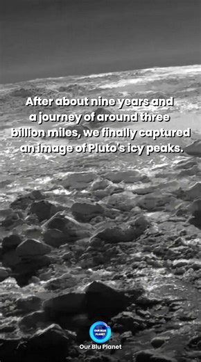 It took a spacecraft more than nine years and a journey of roughly three billion miles to reach Pluto and capture the first detailed images of its icy mountains. This long voyage through silence and darkness reveals both familiar processes and truly alien landscapes, showing us a world shaped in ways we could scarcely imagine. This achievement reflects cosmic patience: there was no quick reward, no instant result, just steady movement into the unknown guided by curiosity and commitment. The imag