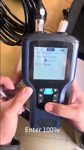 LH D702 Portable Optical Dissolved Oxygen Meter Calibration in Air#dometer #waterquality