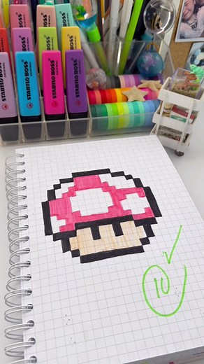 Cómo dibujar un honguito de Mario bros! #mariobros #aprendeadibujar #dibujosfaciles #arte #comodibujar