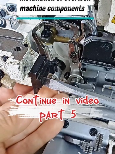 Installing an Overlock Needle Guard for Sewing Repairs