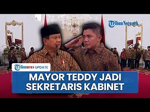 Mayor Teddy Indra Wijaya Kini Jadi Sekretaris Kabinet, Diumumkan Langsung oleh Prabowo