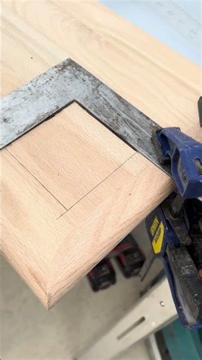 Pro tip. Cut square corners with a framers square as a guide. #protips #hardwoodflooring