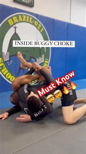 You Must Know This 2 Buggy Chokes 🔥 #shortsvideo #jiujitsu #grappling