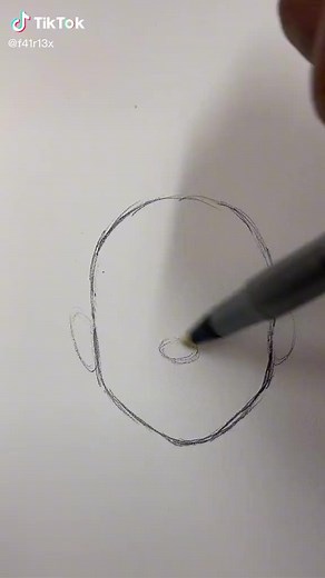 how to draw a face #fypシ #howtodraw #baddiefacts🙄 | how to draw a face