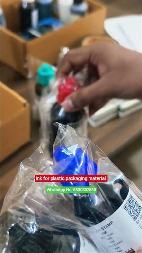 Black Red Blue Green White Ink for Pre Ink Stamp #rubberstamp #businesstips