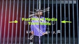 Fast Mixed Media Transitions