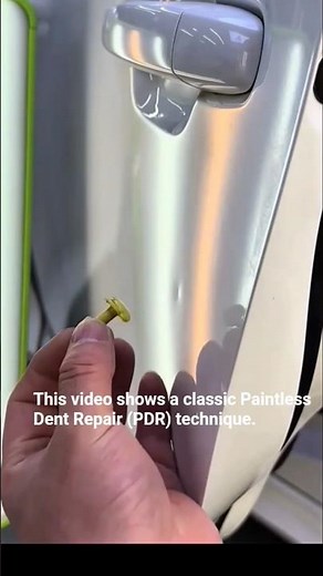 How Professionals Fix Car Dents Without Paint! (PDR Technique)