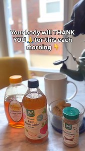 Recipe for my morning wellness beverage 👇 6 oz of water • 1/2 - 1 tablespoon of ACV (apple cider vinegar) • 1/2 teaspoon ground ginger • 1/2 teaspoon cinnamon (ceylon cinnamon is best) • 1/2 - 1 tablespoon raw honey (local if you can) • 1/4 tsp pure vanilla extract (I forgot to show this one) • optional: dash of turmeric black pepper This beverage is anti-inflammatory due to its combination of potent, natural ingredients. Apple cider vinegar (ACV) promotes gut health, reducing inflammation thro