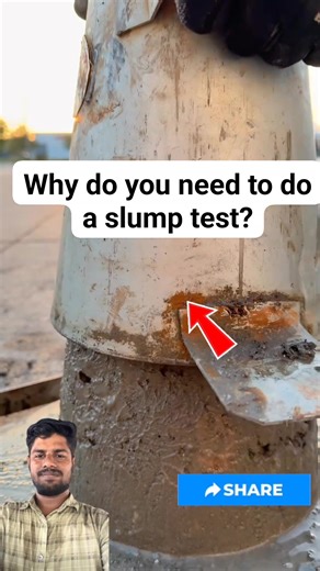 Why do you need to do a slump test? #ConcreteTest #SlumpTest #CivilEngineering #ConstructionWork #engineerjibon | Habibul Basar Jibon