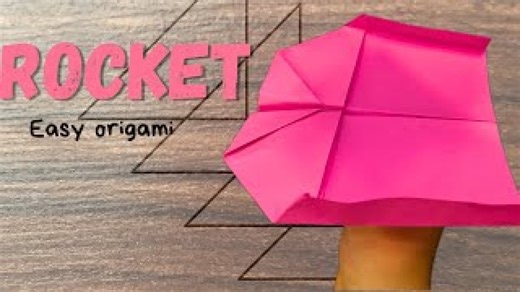 ساخت موشک جنگی با کاغذ فقط در چند دقیقه! | آموزش کاردستی جذاب ️