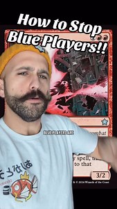 How to stop blue players in Magic the Gathering! . If you’re new to Magic or if you like Magic The Gathering news, tips, and deck building ideas make sure you’re following along. 💫 Happy to help new players and old players alike! 💫 Use the code “theteabeard” for 5% off your purchase of Dragon Shield products! 💫 Cheers! | The Tea Beard MTG