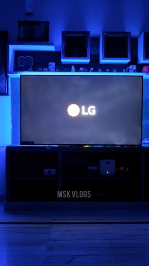 TV Back Side RGB LED Strip Light ♥️ #shorts