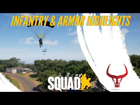 Epic Infantry & Armor Highlights | Squad Gameplay