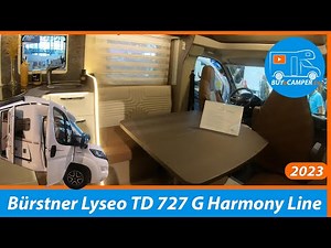 NEW SEMI-INTEGRATED | Bürstner Lyseo TD 727 G Harmony Line | 2023 | Motorhome Tour | Caravansalon