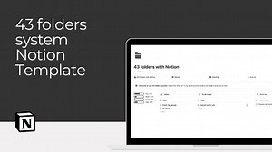 43 folders system with Notion