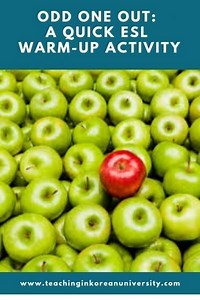 Odd One Out: A Quick ESL Warm-up Game for Vocabulary and Grammar