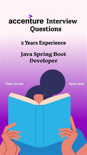 I Recently Gave Accenture Interview | Real Java & Spring Boot Questions Asked (2 YOE)