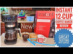 NEW! Instant Infusion Brew Plus 12 Cup Drip Coffee Maker Review I LOVE IT!