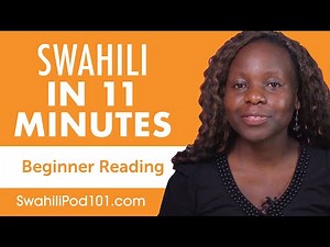11 Minutes of Swahili Reading Comprehension for Beginners