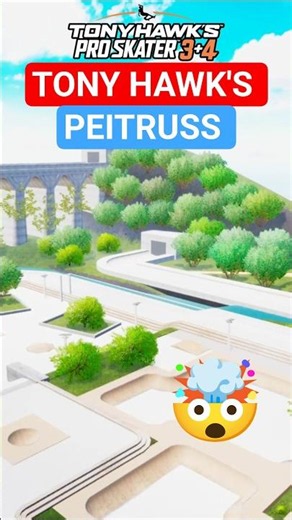 PEITRUSS SKATEPARK in Tony Hawk's Pro Skater 3+4 - CREATE-A-PARK