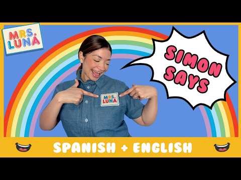 Simon Says Game | Listen & Follow Directions for Babies & Toddlers with Mrs. Luna 🌙