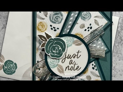 Everyday Happiness Fan Fold Card‪@CreativeStampingwithMargaret‬