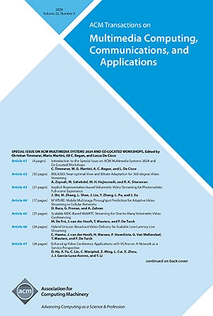 M2ATURE: Mobile Multistage Throughput Prediction for Adaptive Video Streaming in Cellular Networks | ACM Transactions on Multimedia Computing, Communications, and Applications