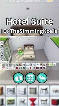 Sims 4 Room Build: Hotel Suite #TheSims #TheSims4 #sims4build