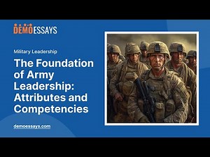 The Foundation of Army Leadership: Attributes and Competencies - Essay Example