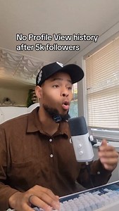 5,000 followers on TikTok, your profile view history is automatically turned off and you will not be able to see who has viewed your profile | Jeff Jeudy